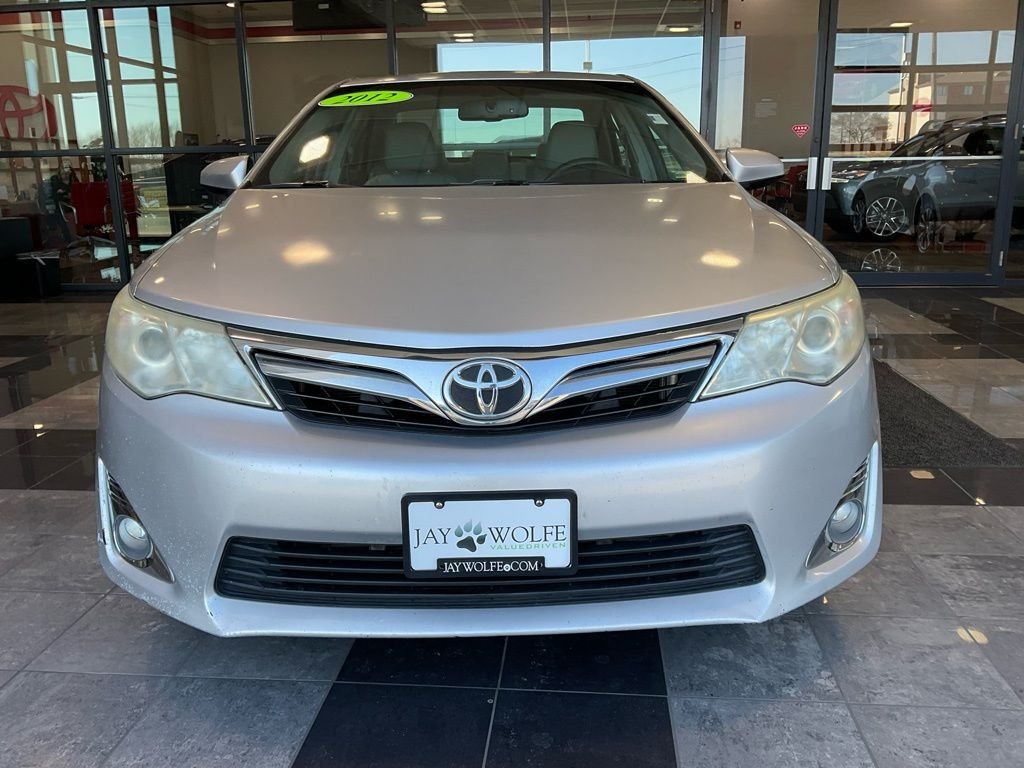 Used 2012 Toyota Camry XLE with VIN 4T1BK1FK8CU009894 for sale in Kansas City