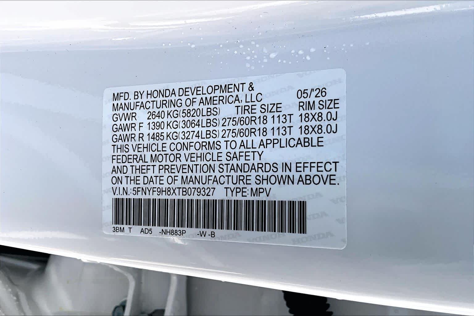 New 2026 Platinum White Pearl Honda TrailSport Elite image 14