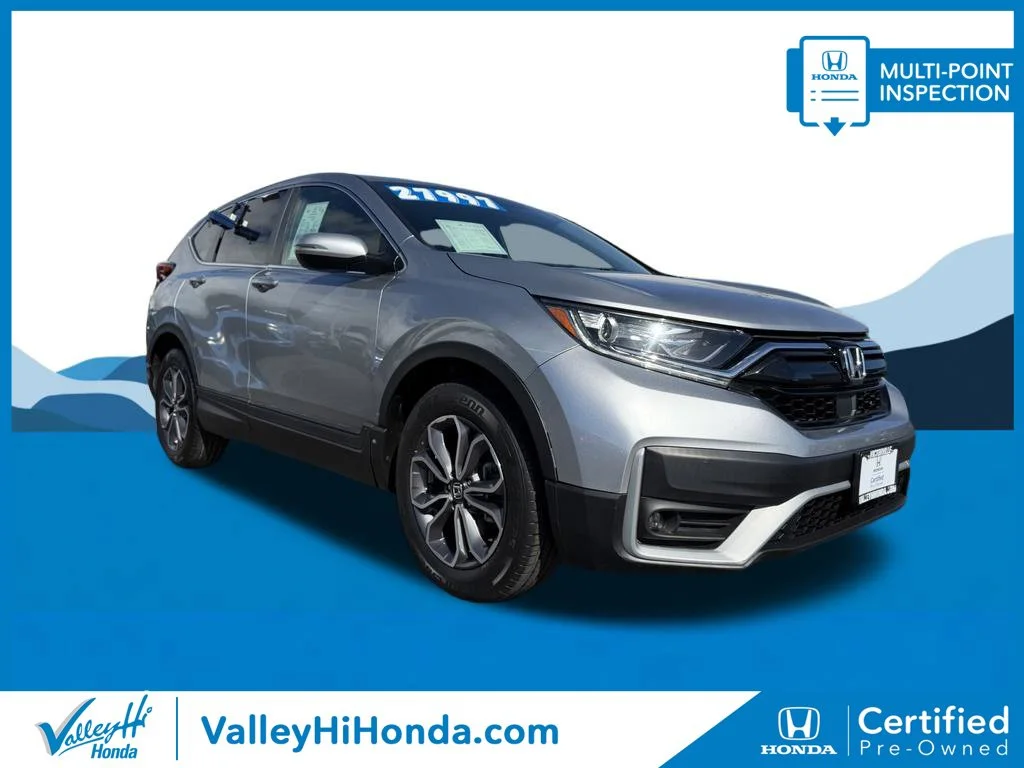 Certified Used 2022 Lunar Silver Metallic Honda 2WD EX image 1