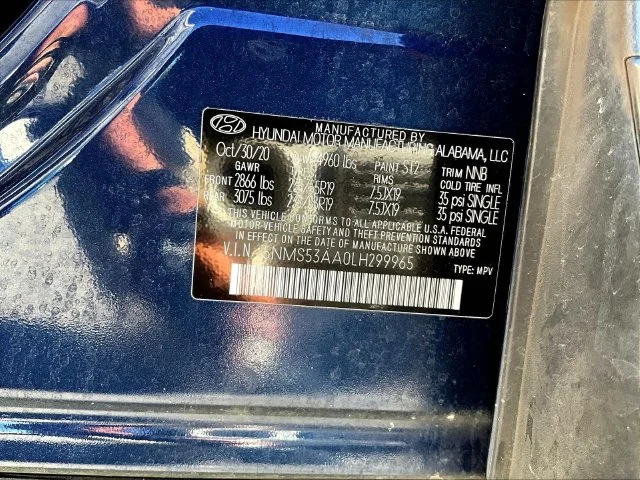 Used 2020 Blue Hyundai Limited image 22
