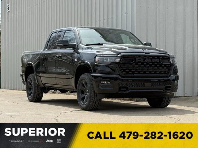 New 2026 Diamond Black Crystal Pearl-Coat Exterior Paint RAM Big Horn/Lone Star image 1