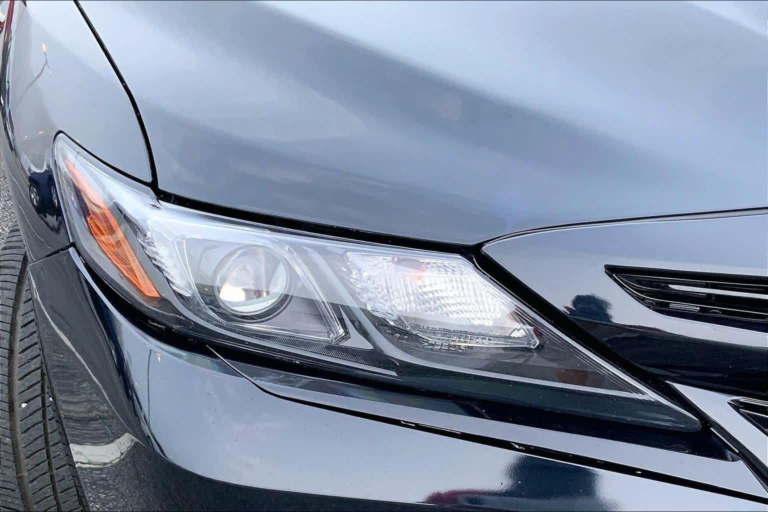 Used 2023 Midnight Black Metallic Toyota SE Nightshade image 25