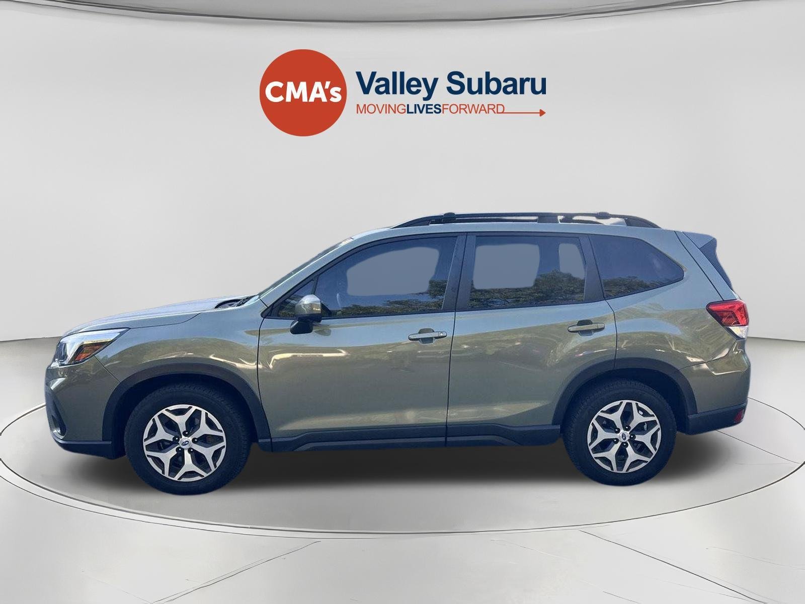 Used 2021 Jasper Green Metallic Subaru Premium image 2