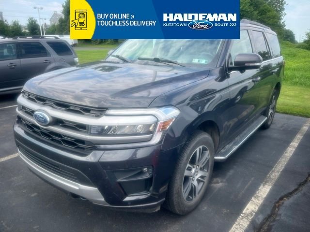 Used 2022 Dark Matter Metallic Ford XLT image 1
