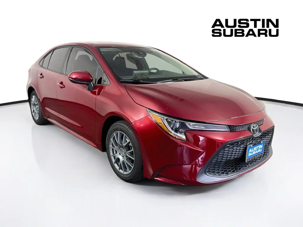 Used 2022 Red Toyota LE image 1