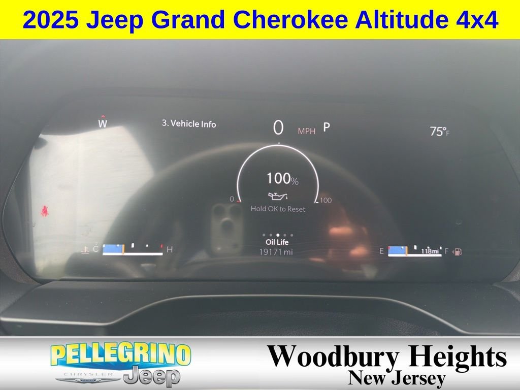 Certified Used 2025 White Jeep Altitude image 24