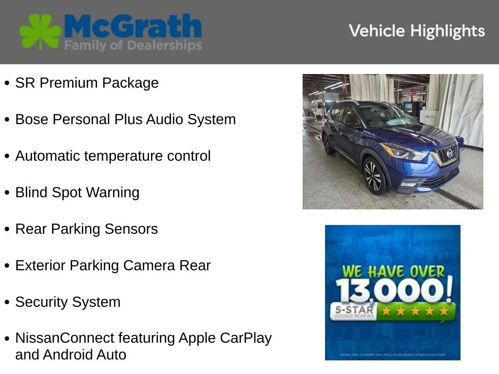 Certified Used 2020 Blue Nissan SR image 6