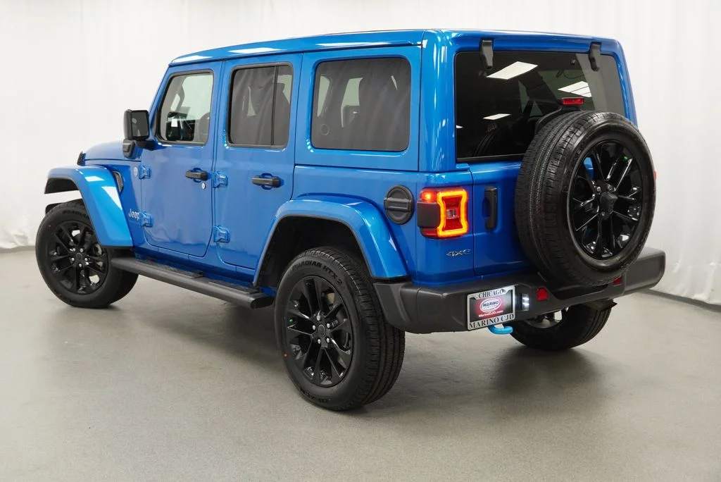 Used 2024 Blue Jeep Sahara 4xe image 17