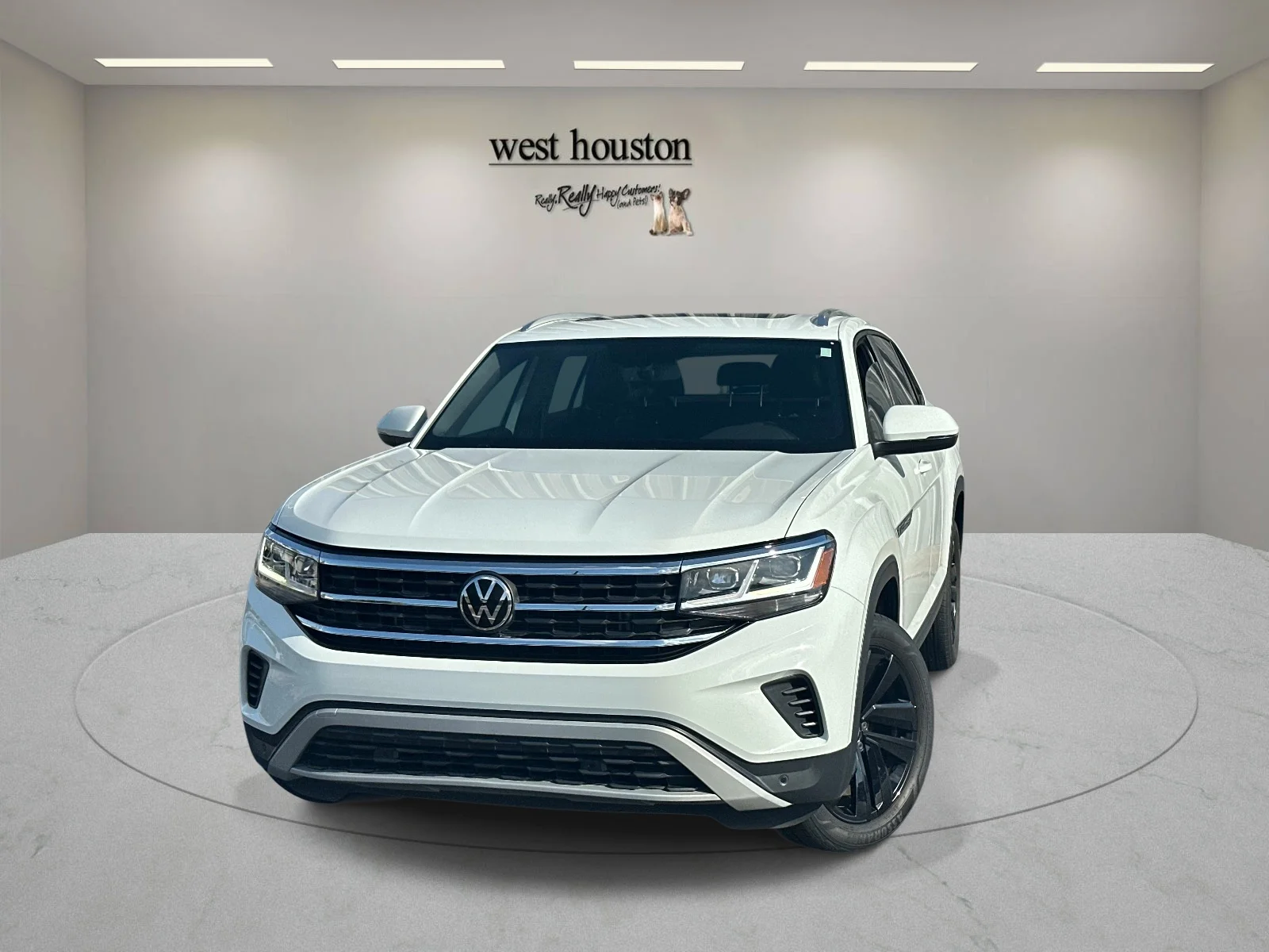 Used 2023 White Volkswagen 3.6L V6 SE w/Technology image 1