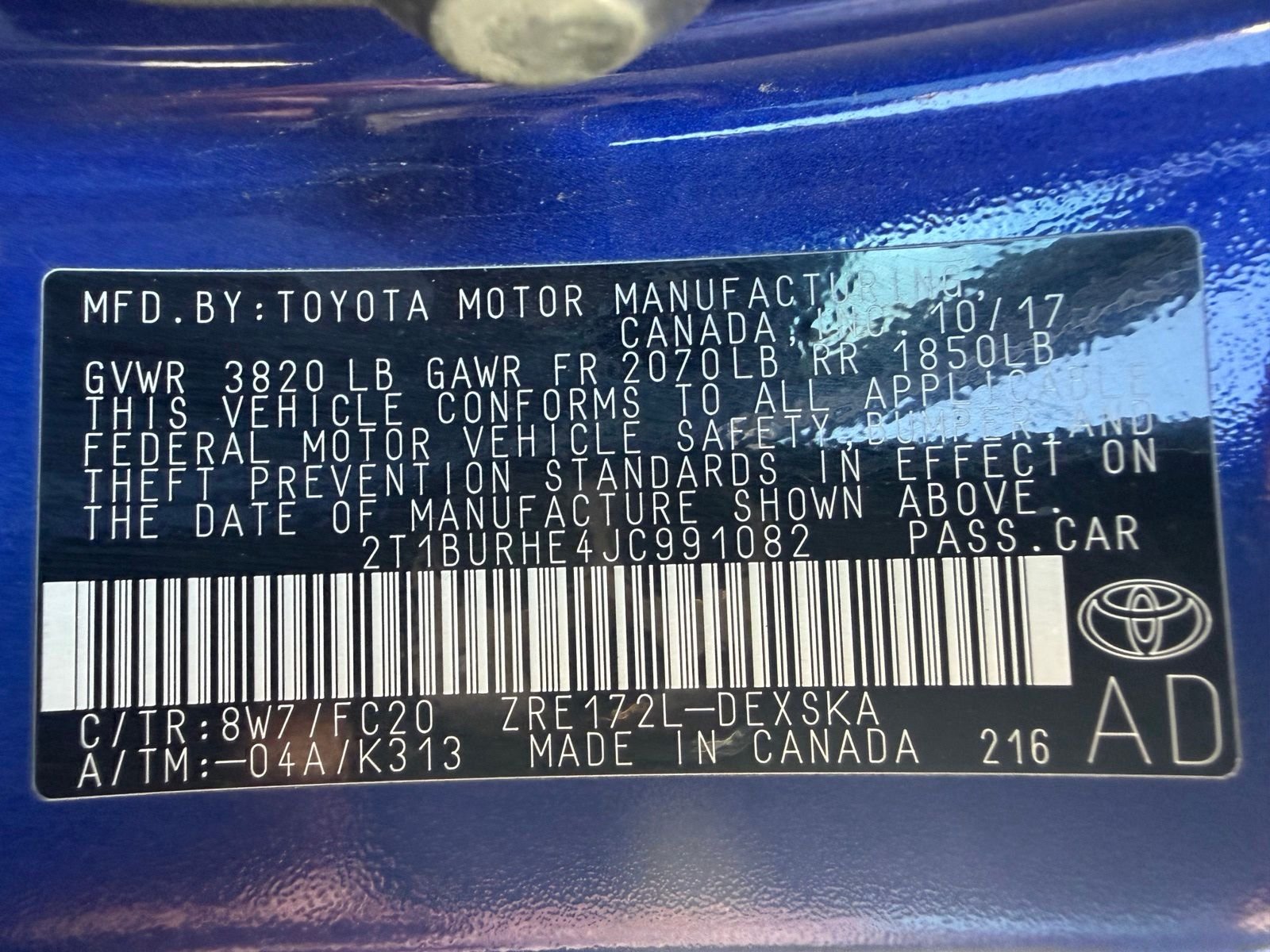 Used 2018 Blue Toyota SE image 42