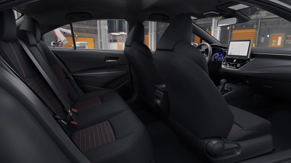 New 2026 Ice Cap with Midnight Black Metallic roof Toyota SE image 21