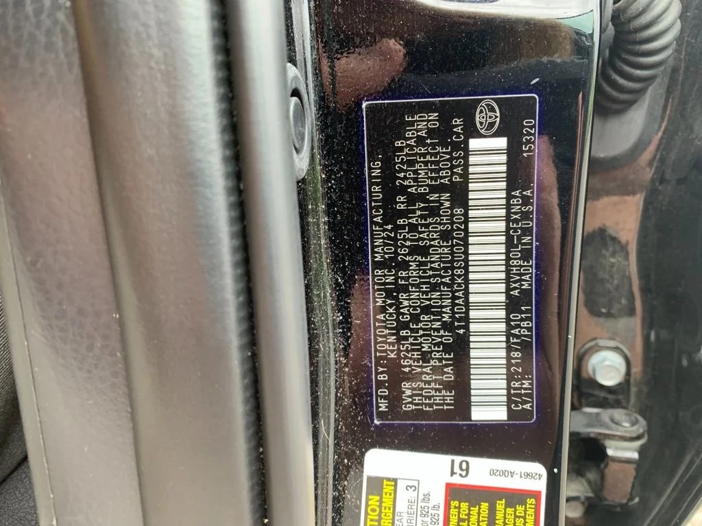 Used 2025 Black Toyota LE image 34