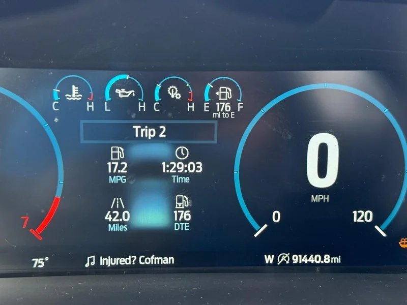 Used 2021 Guard Metallic Ford LARIAT 4WD SuperCrew 5.5