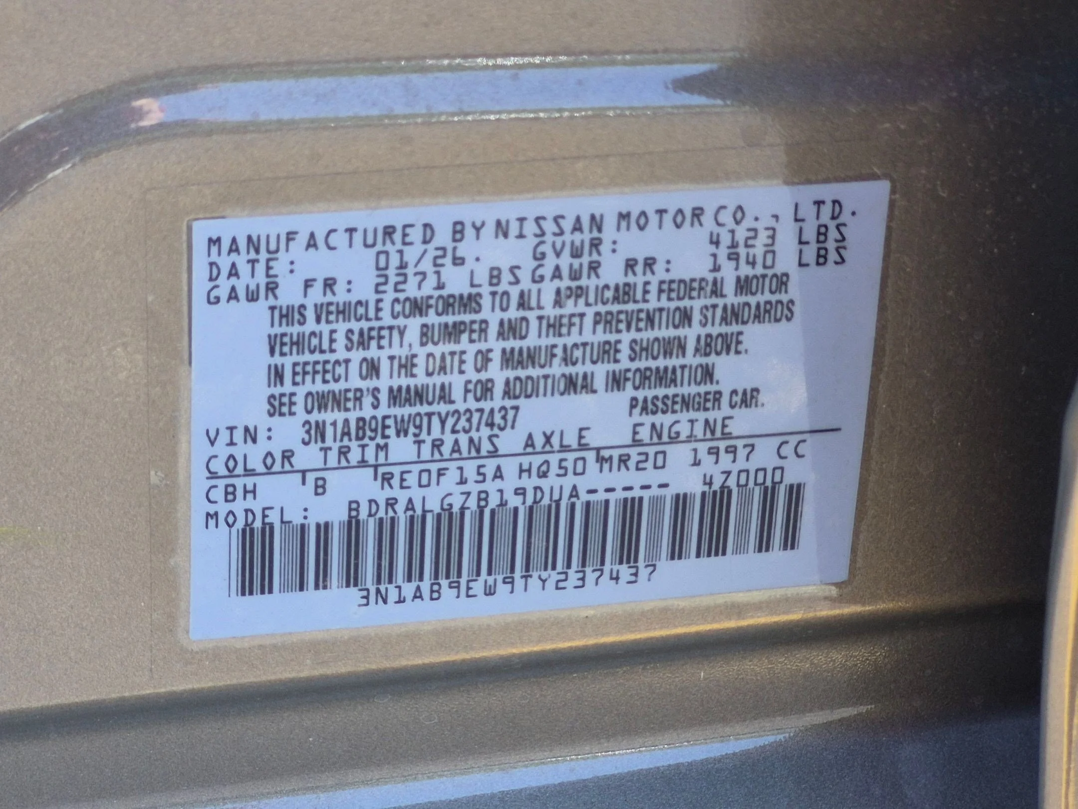 New 2026 Imperial Bronze Nissan SL image 32