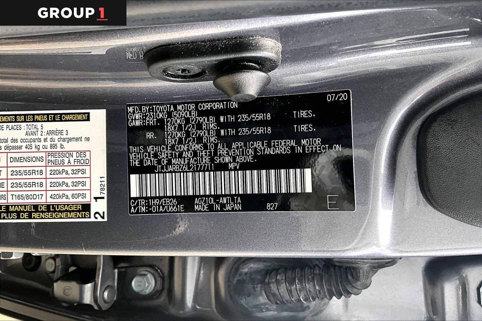 Used 2020 Nebula Gray Pearl Lexus F SPORT image 35
