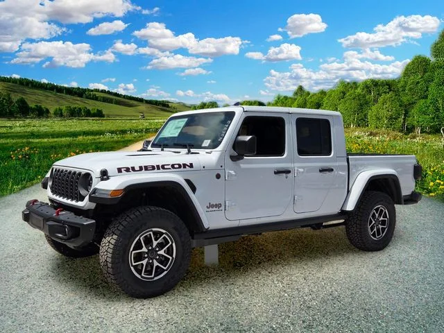 New 2026 Bright White Clear-Coat Exterior Paint Jeep Rubicon X image 2