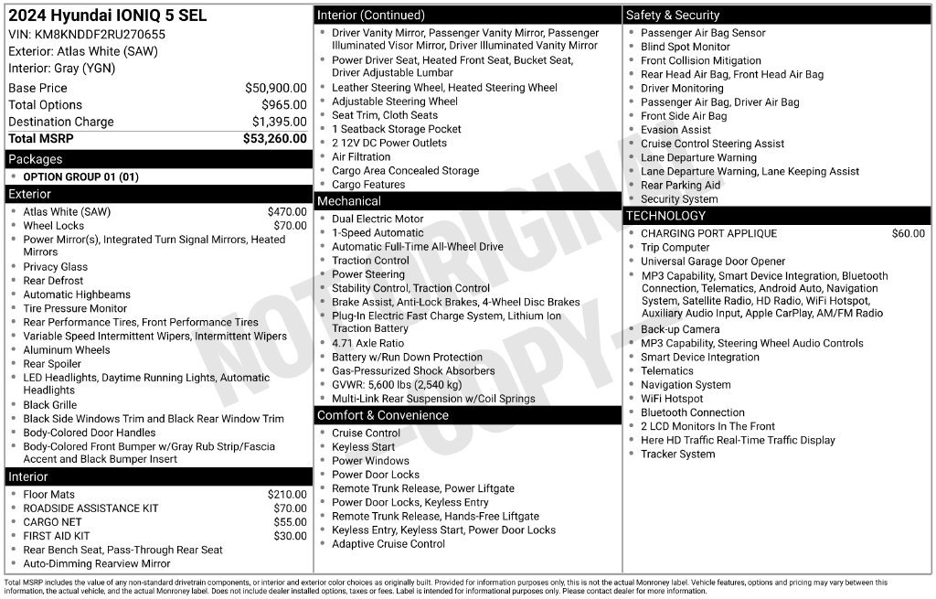 Certified Used 2024 White Hyundai SEL image 6