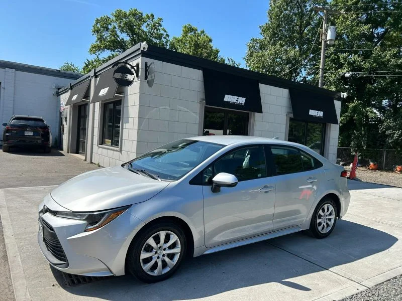 Used 2023 Silver Toyota LE Sedan 4D image 3