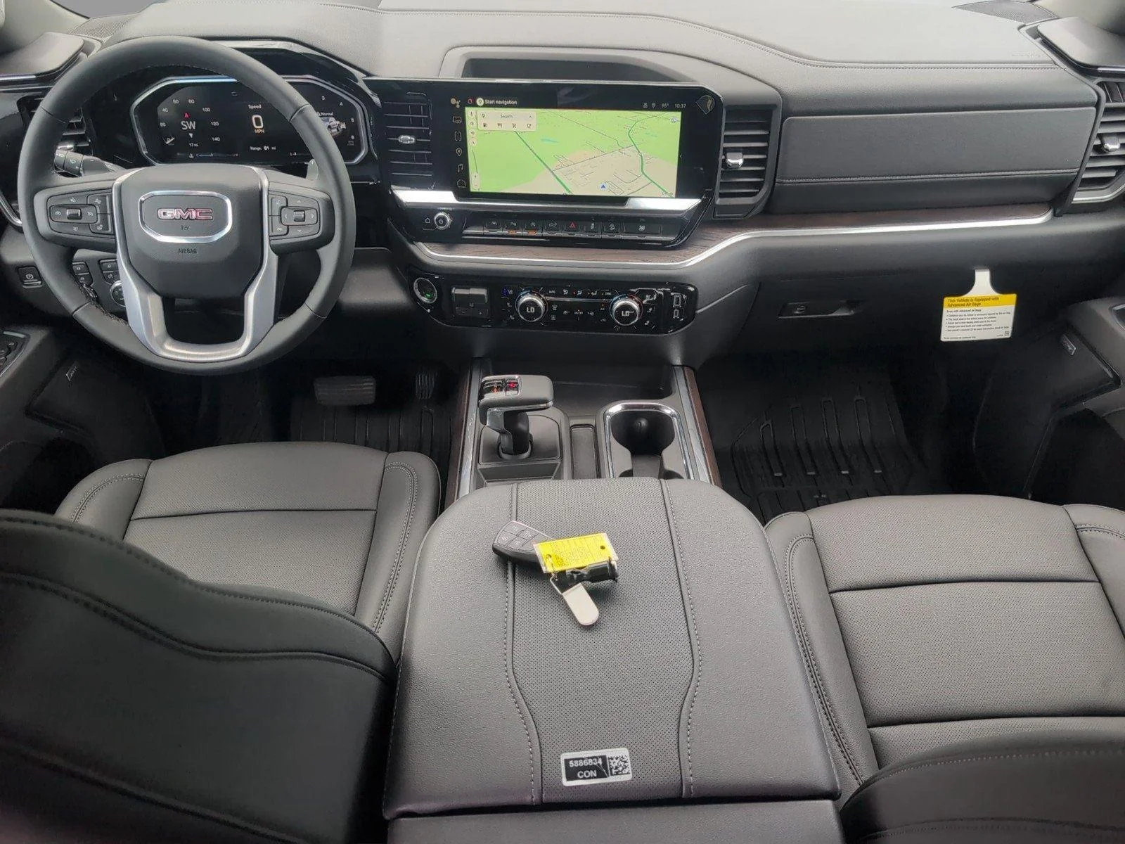 New 2026 Glacier White Tricoat GMC SLT image 35