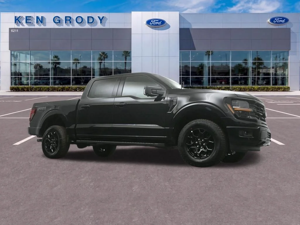 New 2026 Agate Black Metallic Ford XLT image 1