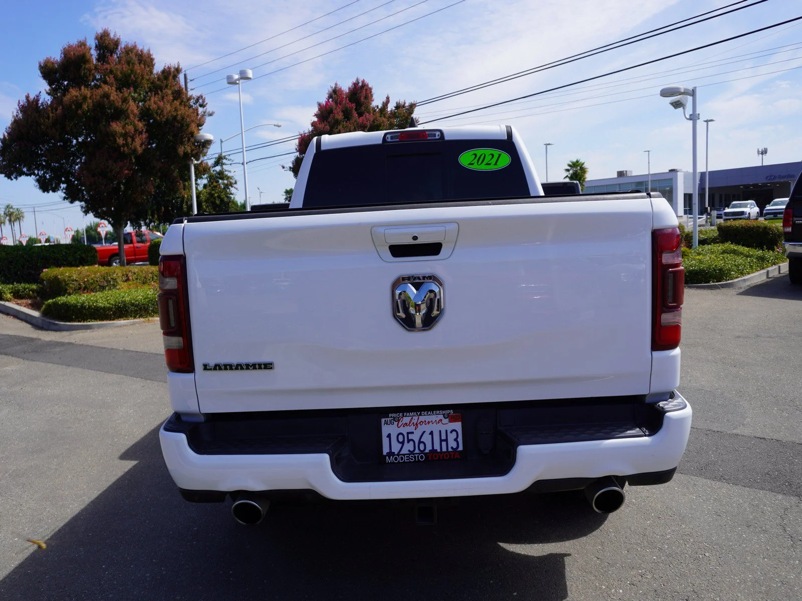 Used 2021 Bright White Clearcoat Ram Laramie image 12