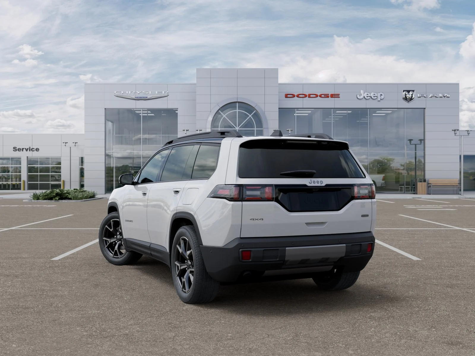 New 2026 Bright White Clear-Coat Exterior Paint Jeep Overland image 29