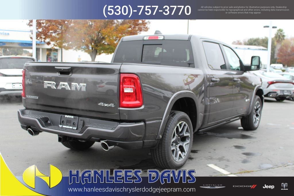New 2026 Granite Crystal Metallic Clear-Coat Exterior Paint RAM Laramie image 7