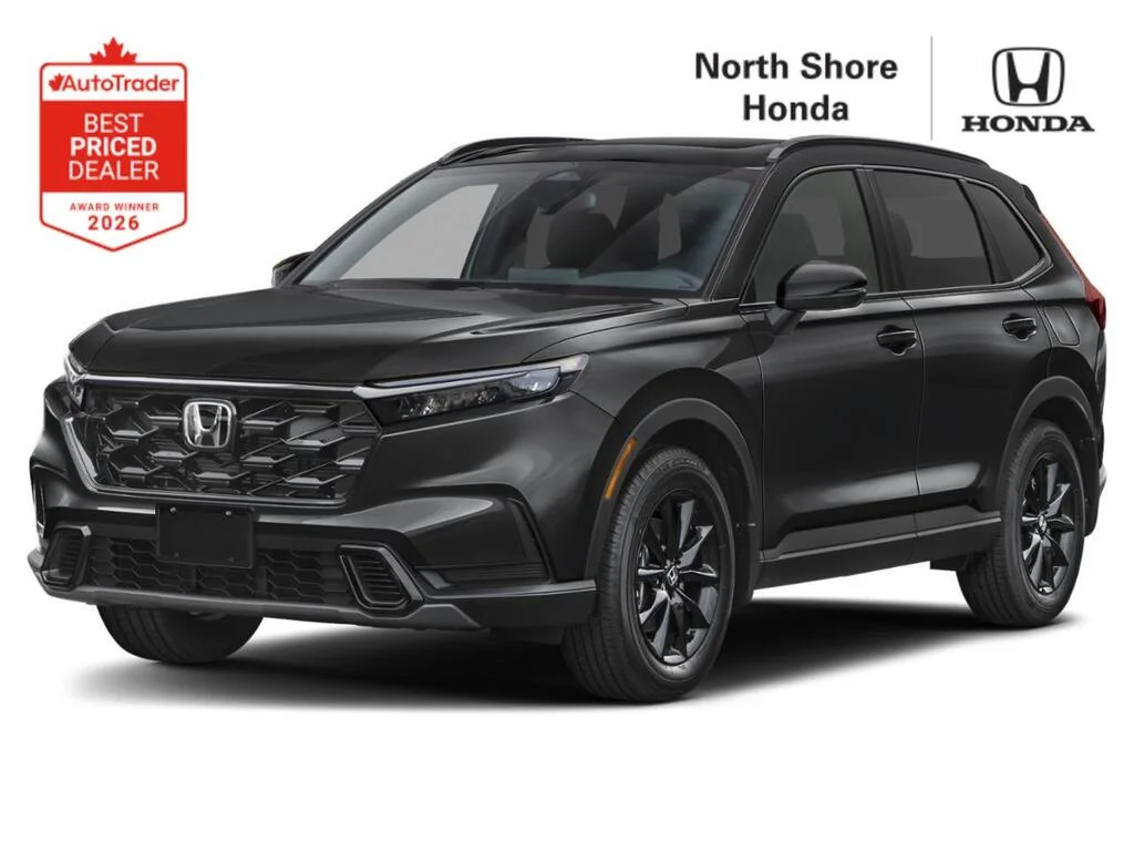 New 2026 Crystal Black Pearl Honda SPORT HYBRID The SUV you love — now more efficient image 1