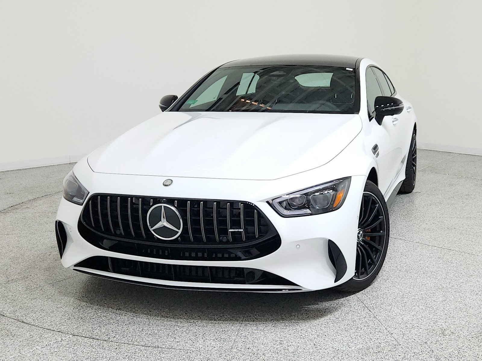 New 2026 MANUFAKTUR Moonlight White Metallic Mercedes-Benz AMG® GT 63 S E Performance 4-Door Coupe image 2
