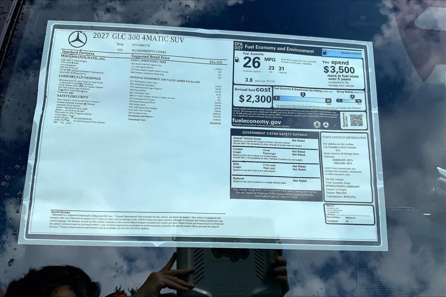 New 2027 MANUFAKTUR Alpine Grey Mercedes-Benz GLC 300 image 26