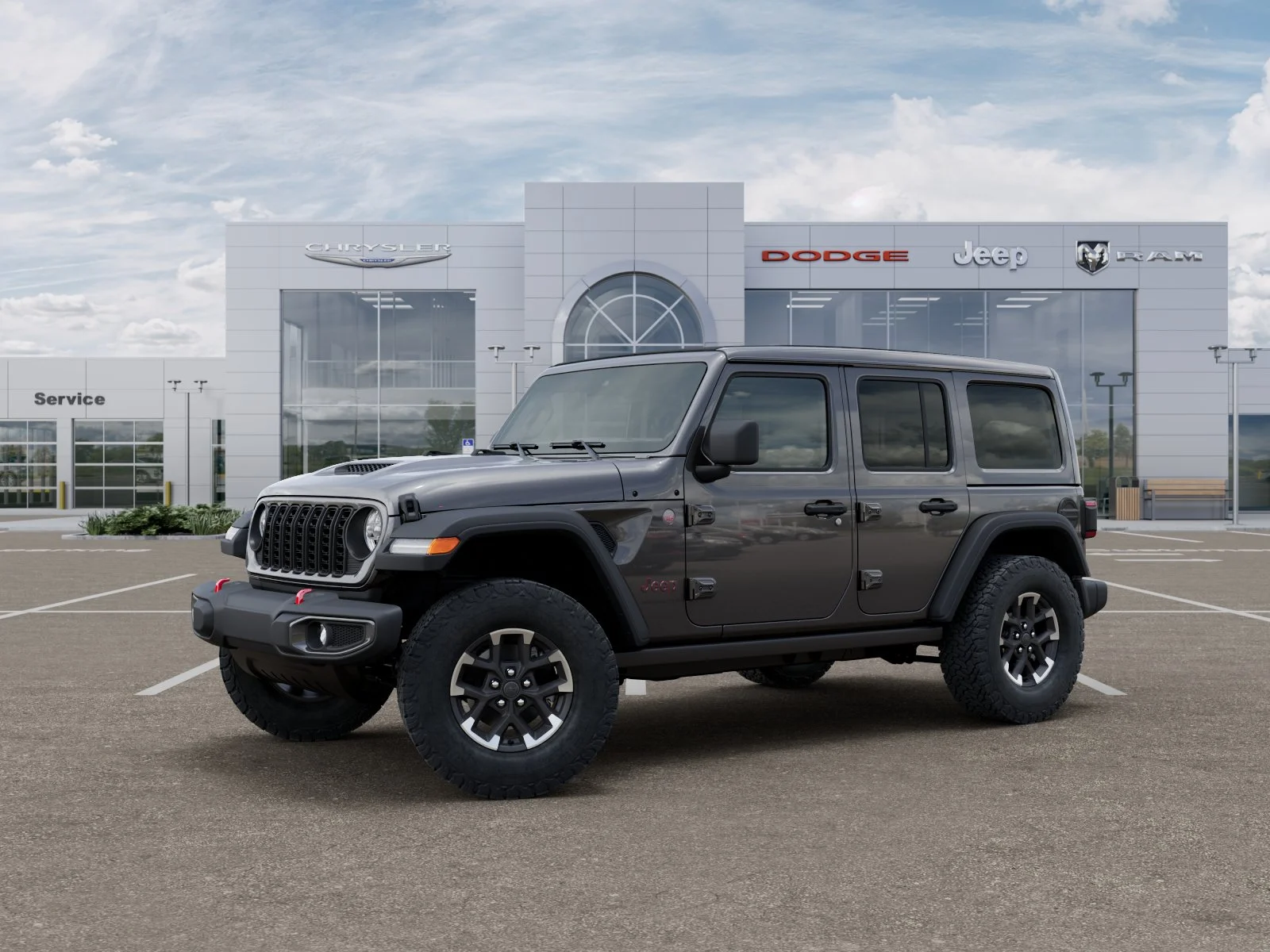 New 2026 Granite Crystal Metallic Clear-Coat Exterior Paint Jeep Rubicon image 29