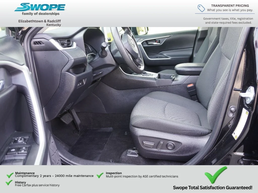 Used 2024 Midnight Black Metallic Toyota XLE image 12