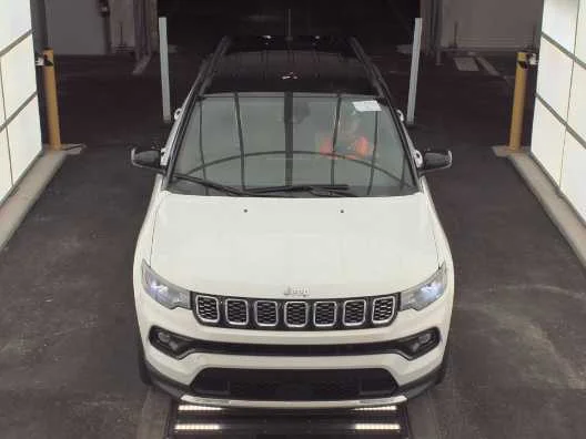 Used 2025 Bright White Clearcoat Jeep Limited image 2