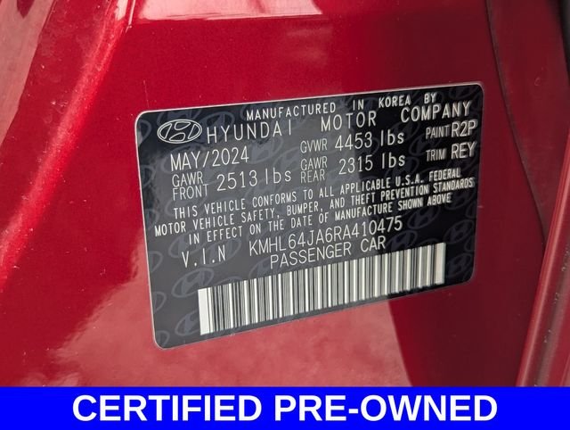Certified Used 2024 Red Hyundai SEL image 31
