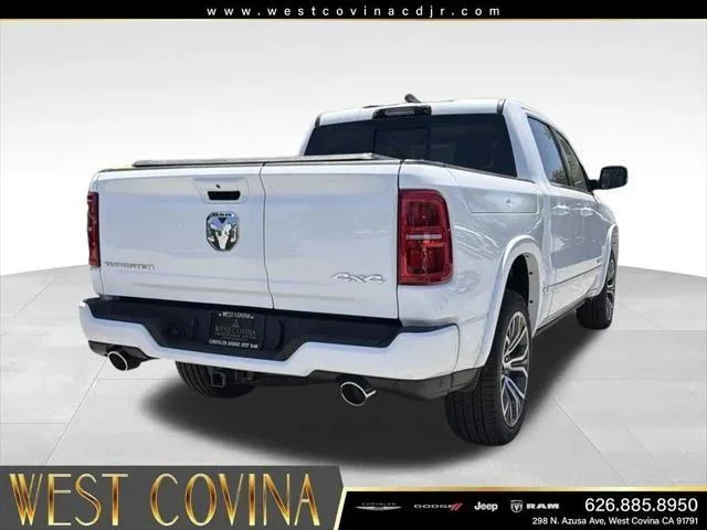 New 2026 Bright White Clear-Coat Exterior Paint RAM Tungsten image 8