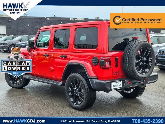 Certified Used 2025 Red Jeep Sahara 4xe image 7