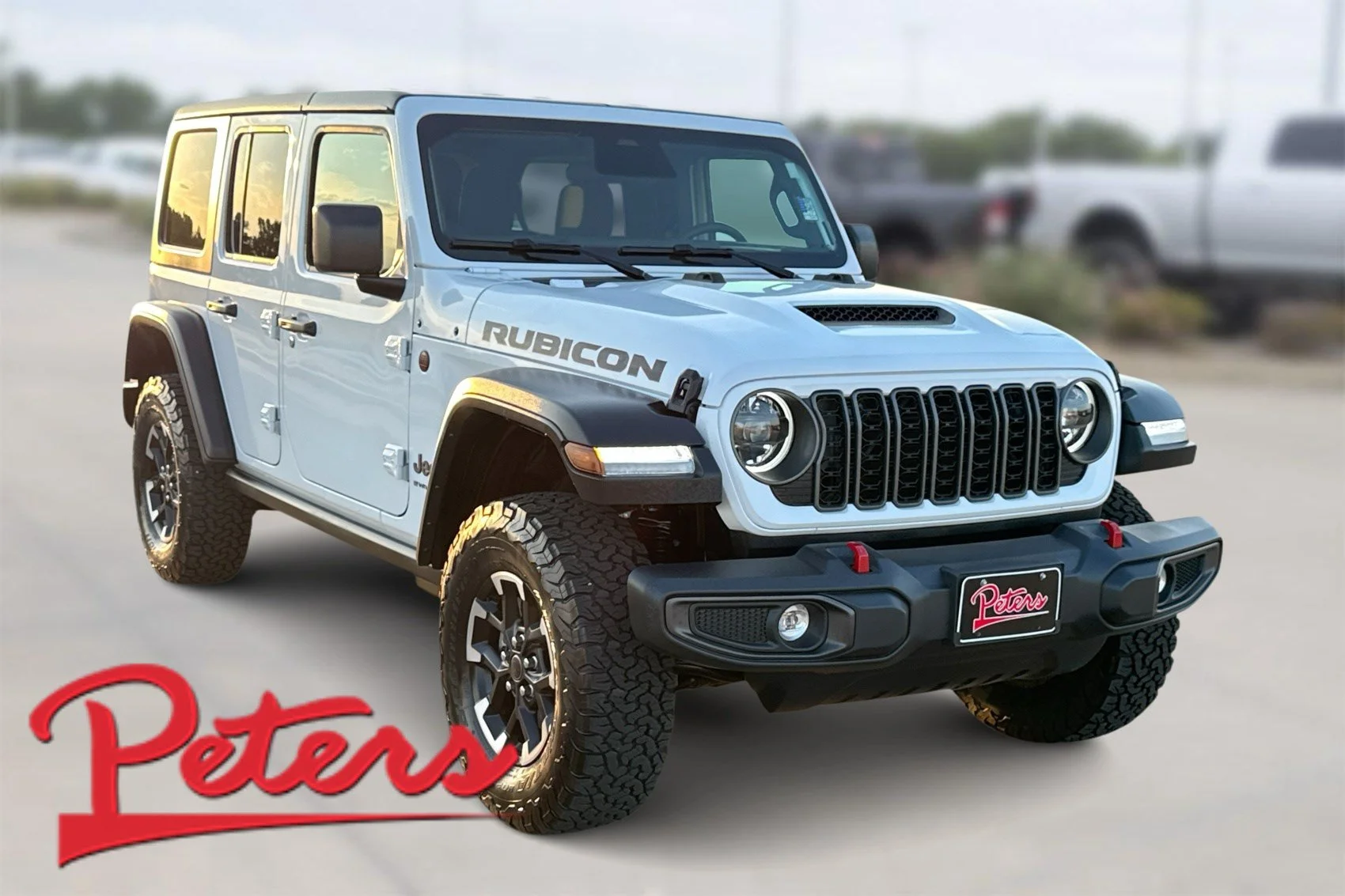 Used 2026 Bright White Clearcoat Jeep Rubicon image 1