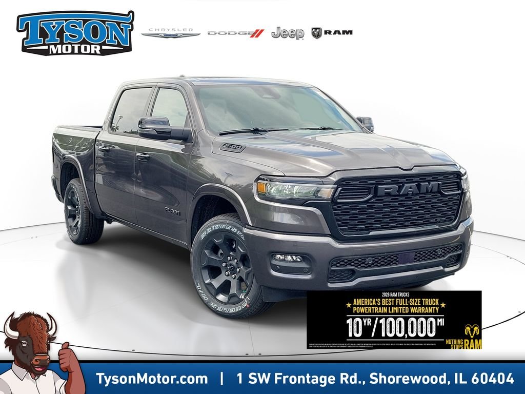 New 2026 Granite Crystal Metallic Clearcoat RAM Big Horn/Lone Star image 1