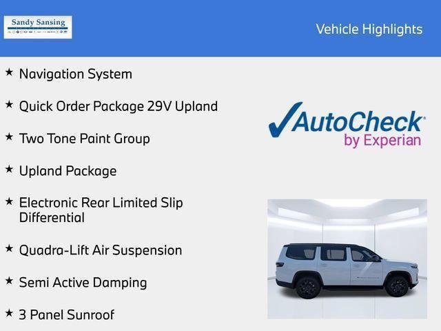 New 2026 Bright White Clearcoat Jeep Grand Wagoneer image 7