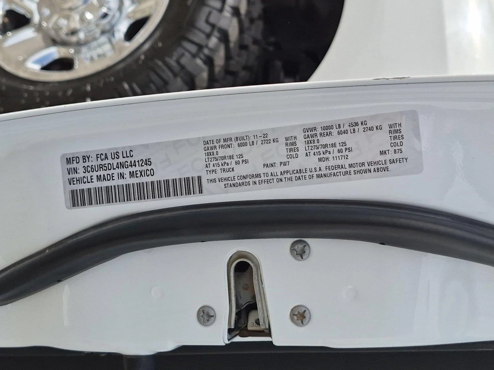 Used 2022 Bright White Clearcoat Ram Big Horn image 37