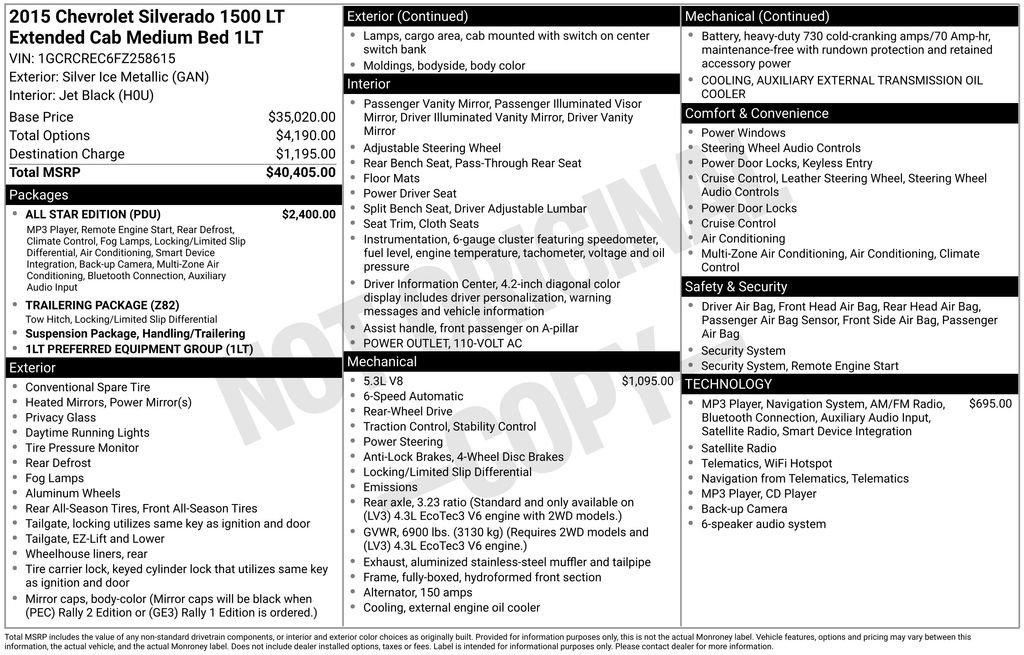 Used 2015 Silver Chevrolet LT image 38