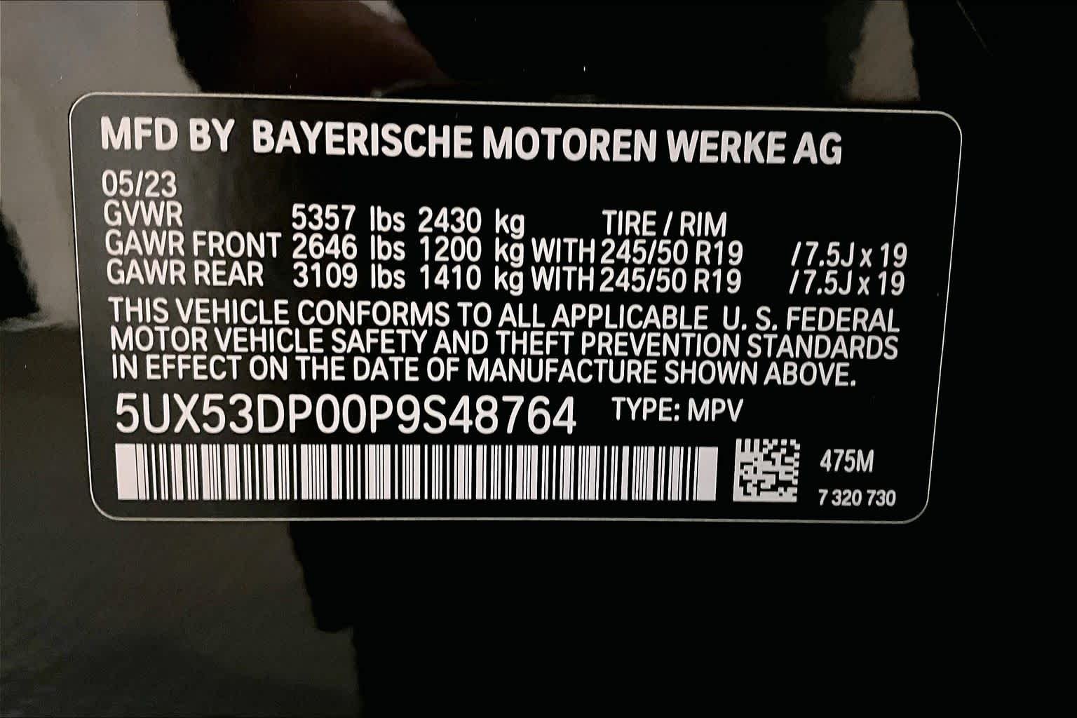 Certified Used 2023 Black Sapphire Metallic BMW xDrive30i image 66