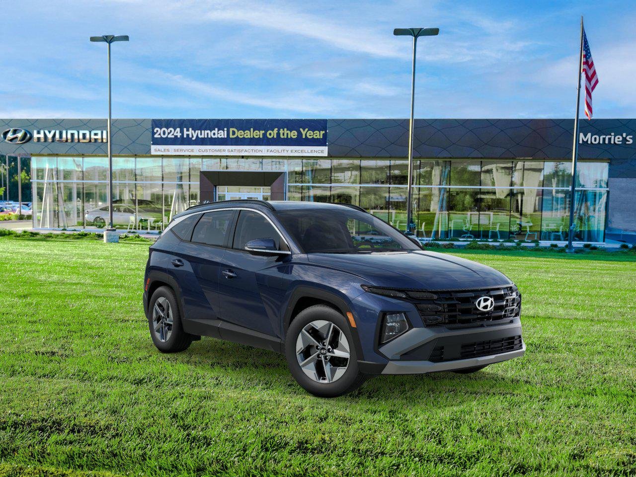 New 2026 Atlantis Blue Hyundai SEL Premium AWD image 2