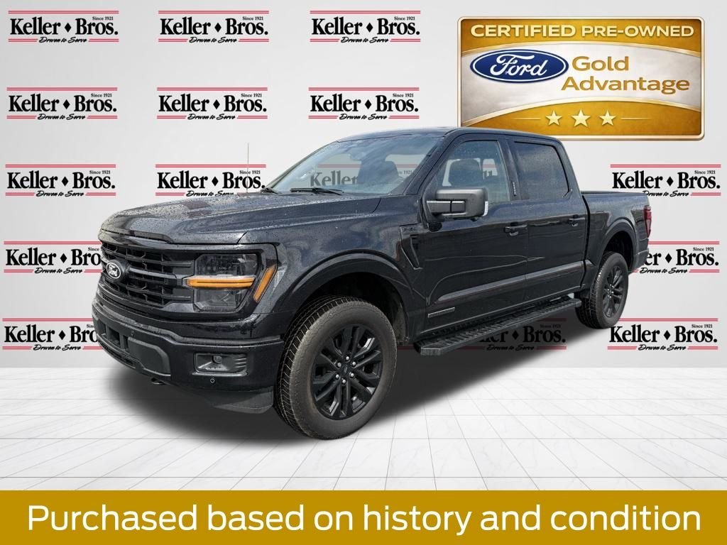 Certified Used 2024 Black Metallic Ford XLT image 4