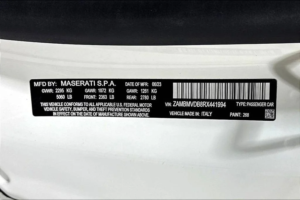 Used 2024 Bianco Solid Maserati Trofeo image 19