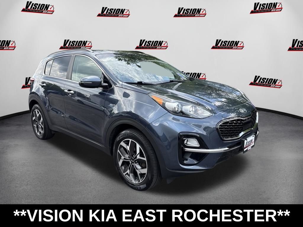 Used 2020 Blue Kia EX image 3