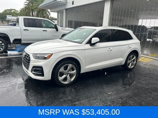 Used 2021 White Audi 45 Premium Plus image 3