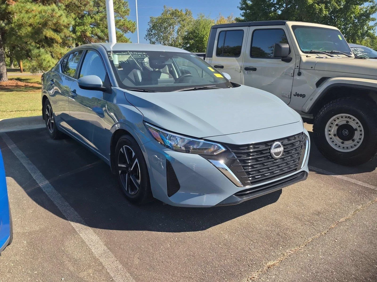 Used 2024 Atlantic Gray Metallic Nissan SV image 2