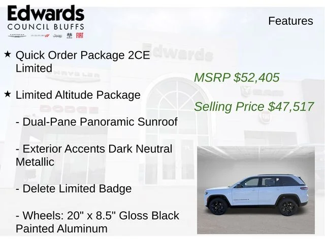 New 2026 White Jeep Limited image 9