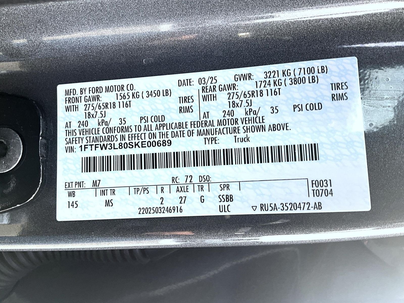 Used 2025 Gray Ford XLT image 27